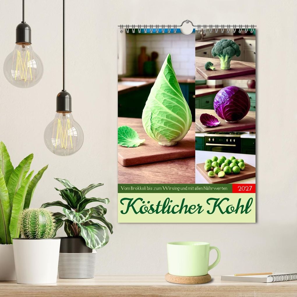 Weitere Ansicht: Köstlicher Kohl (Wandkalender 2027 DIN A4 hoch), CALVENDO Monatskalender | Calvendo, Köstlicher Kohl