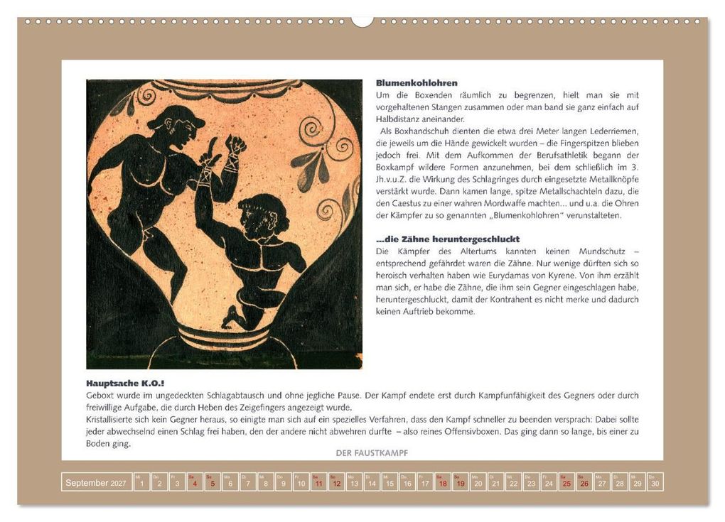 Weitere Ansicht: Kurioses im Antiken Olympia (Wandkalender 2027 DIN A2 quer), CALVENDO Monatskalender | Calvendo, Sara Horwath
