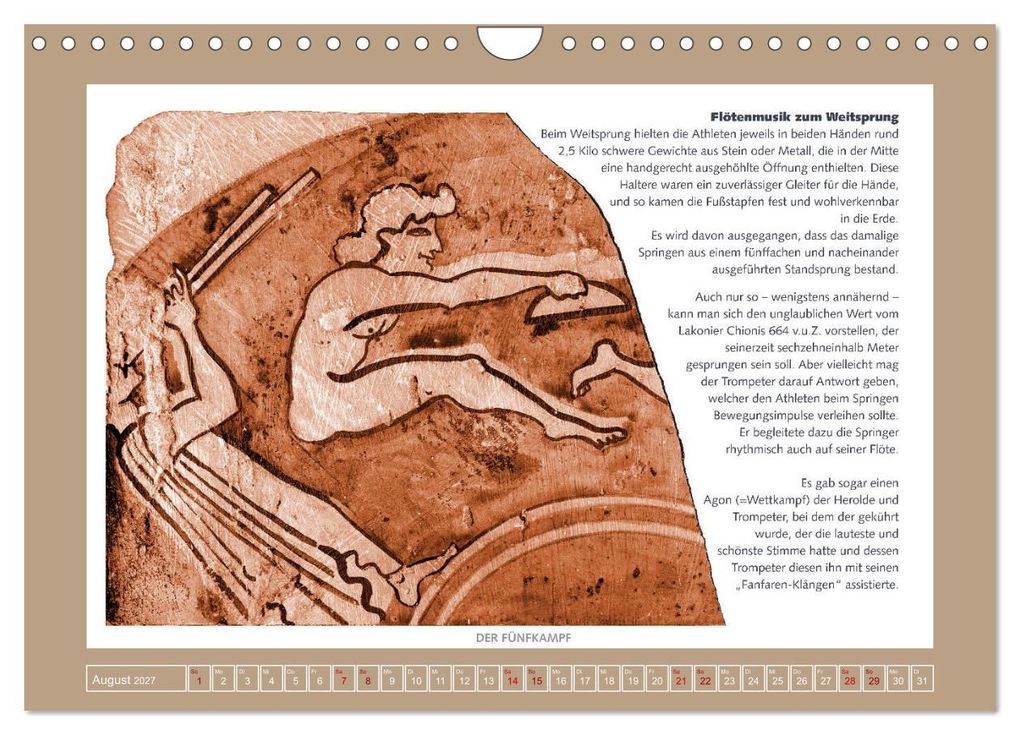 Weitere Ansicht: Kurioses im Antiken Olympia (Wandkalender 2027 DIN A4 quer), CALVENDO Monatskalender | Calvendo, Sara Horwath
