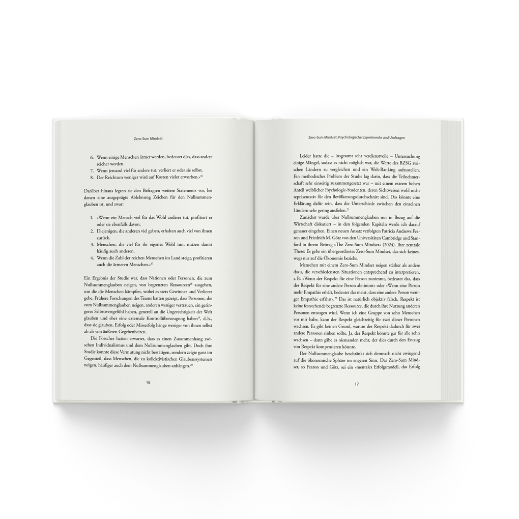 Weitere Ansicht: ZERO SUM MINDSET | Rainer Zitelmann
