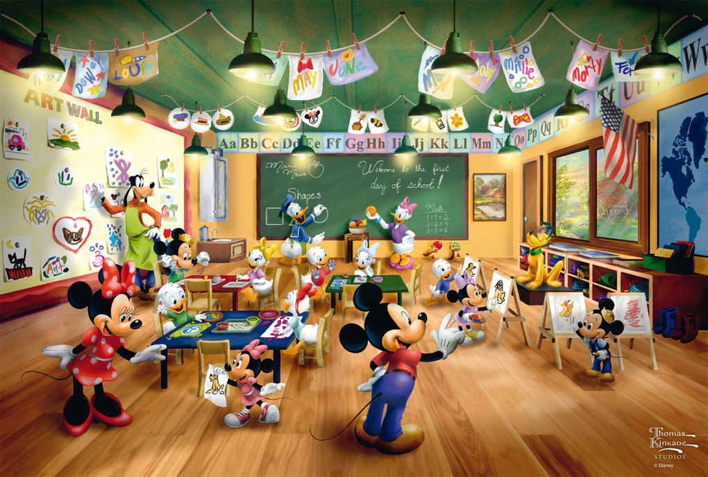 Weitere Ansicht: Mickey and Minnie, Schoolhouse