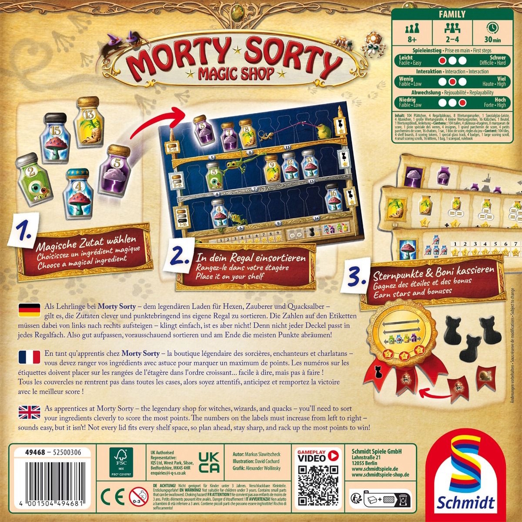 Weitere Ansicht: Schmidt Spiele - Morty Sorty Magic Shop | Markus Slawitscheck