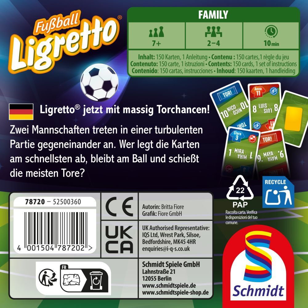 Weitere Ansicht: Ligretto®, Fußball