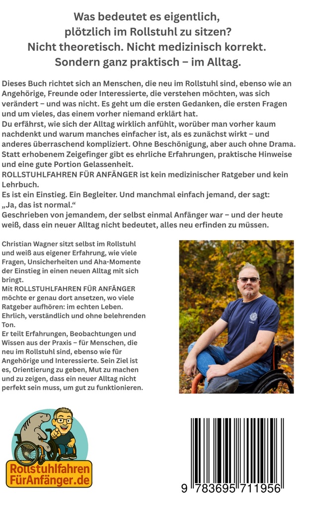 Weitere Ansicht: Rollstuhlfahren für Anfänger | Christian Wagner