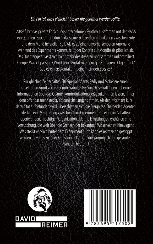 Weitere Ansicht: Der Kontakt: Science Fiction Thriller | David Reimer