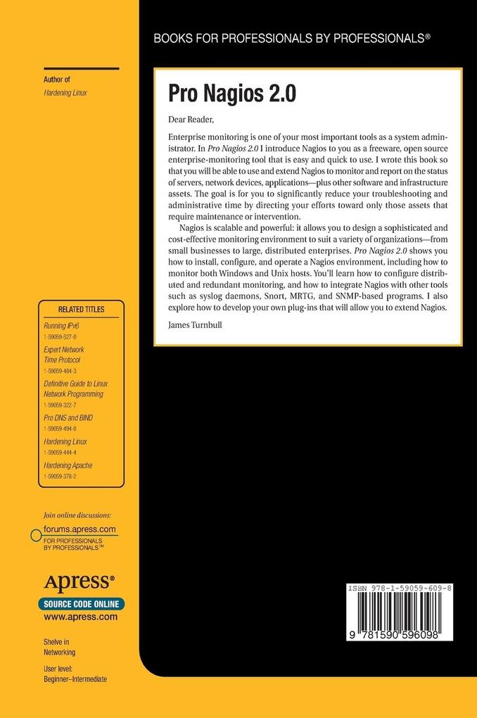 Weitere Ansicht: Pro Nagios 2.0 | James Turnbull