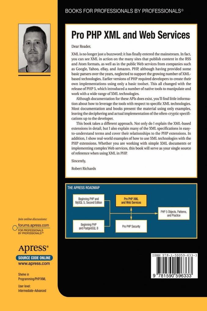 Weitere Ansicht: Pro PHP XML and Web Services | Robert Richards