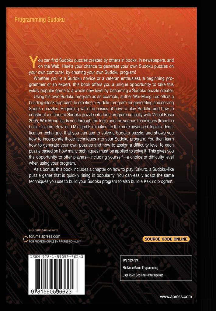 Weitere Ansicht: Programming Sudoku | Wei-Meng Lee