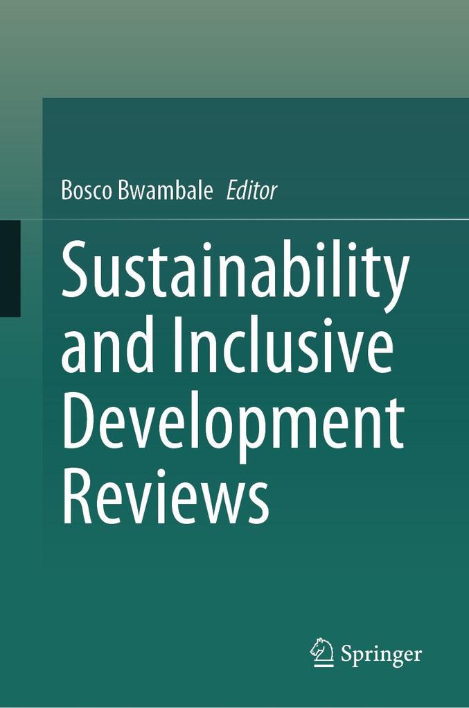 Produktbild: Sustainability and Inclusive Development Reviews