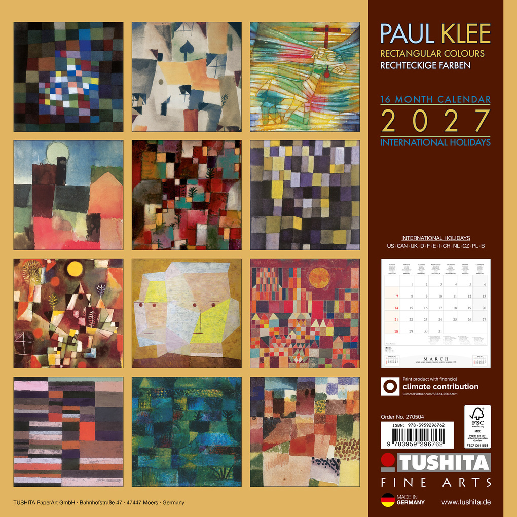 Weitere Ansicht: Paul Klee - Rectangular Colours 2027