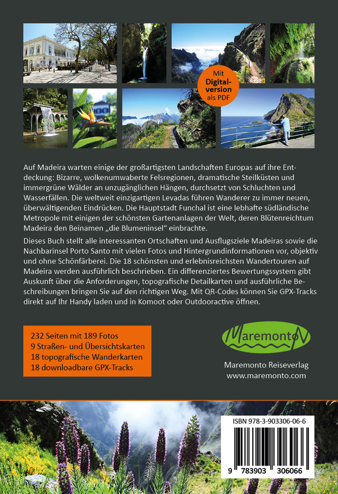 Weitere Ansicht: Maremonto Reise- und Wanderführer: Madeira | Martin Krake