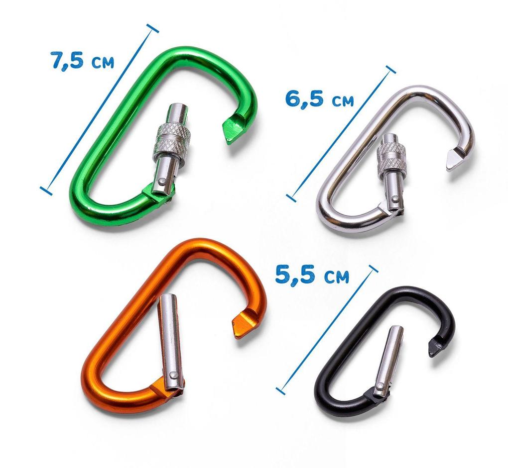 Weitere Ansicht: Scout Metallkarabiner 4 Stück