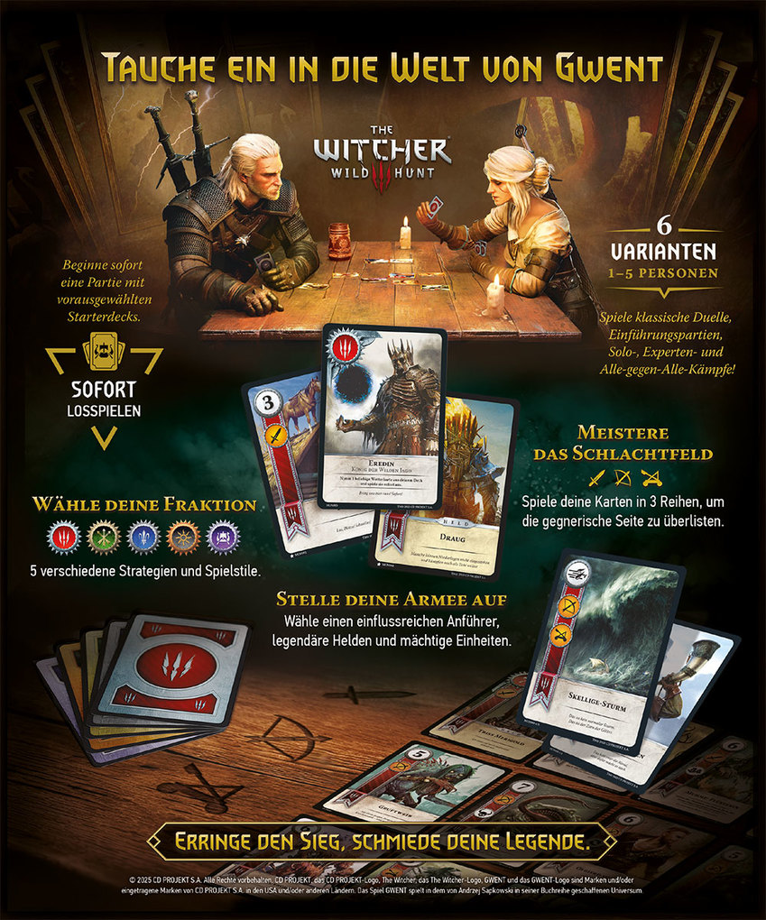 Weitere Ansicht: Gwent Das legendäre Kartenspiel | Rafal Jaki, Damien Monnier