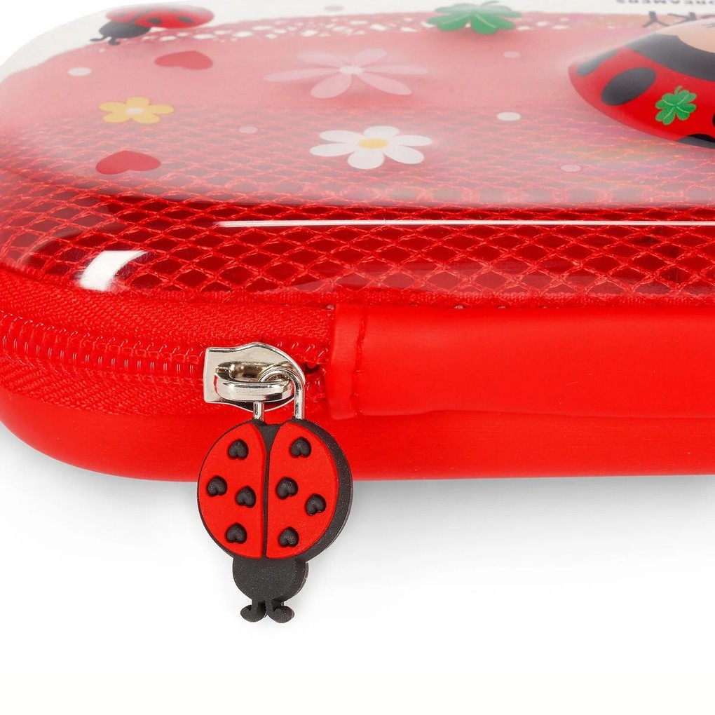 Weitere Ansicht: Legami Transparentes Hartschalen-Federmäppchen Ladybug - WonderWow, Marienkäfer