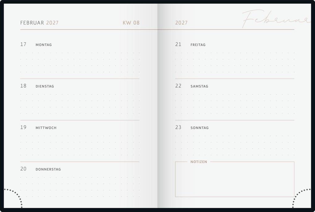 Weitere Ansicht: rido/idé 7013607037 Taschenkalender Premium Young Line Mini 2027 "Yoga" A6, Papier