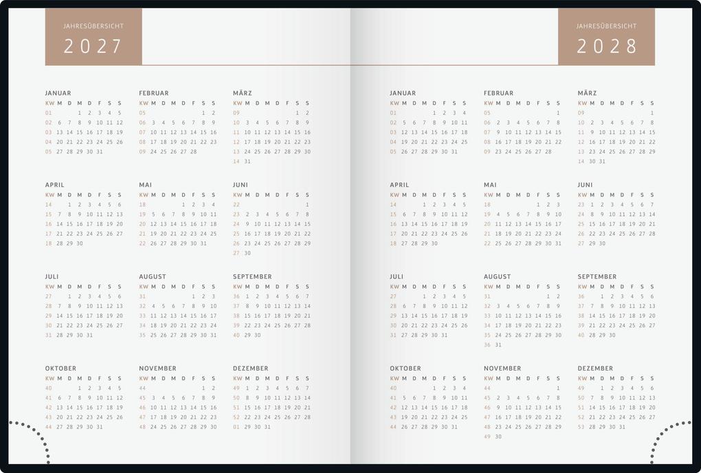 Weitere Ansicht: rido/idé 7013607037 Taschenkalender Premium Young Line Mini 2027 "Yoga" A6, Papier