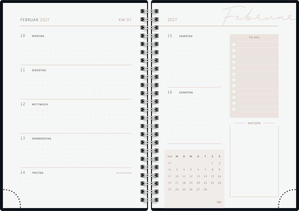 Weitere Ansicht: rido/idé 7021407027 Buchkalender Premium Young Line 2027 "Yoga" A5, Papier