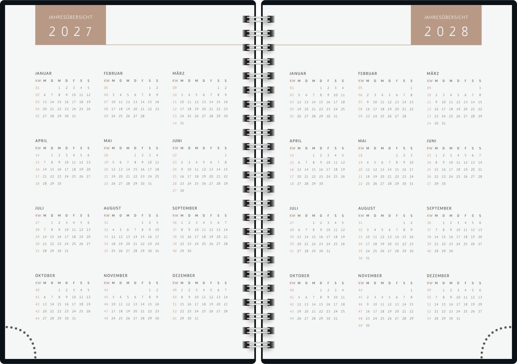 Weitere Ansicht: rido/idé 7021407027 Buchkalender Premium Young Line 2027 "Yoga" A5, Papier