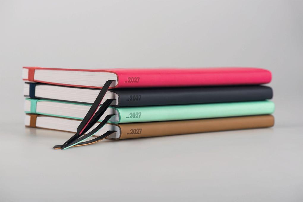 Weitere Ansicht: BRUNNEN 1079166267 Buchkalender Kompagnon Mod. 791 66 2027 A5, Kunststoff, pink