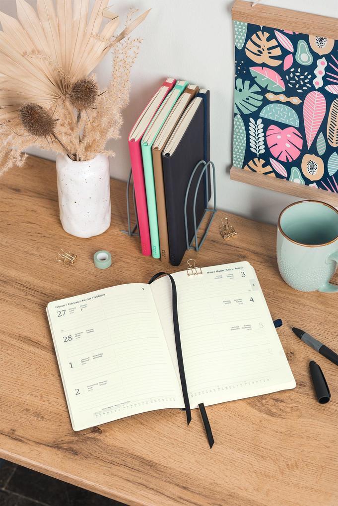 Weitere Ansicht: BRUNNEN 1079166267 Buchkalender Kompagnon Mod. 791 66 2027 A5, Kunststoff, pink
