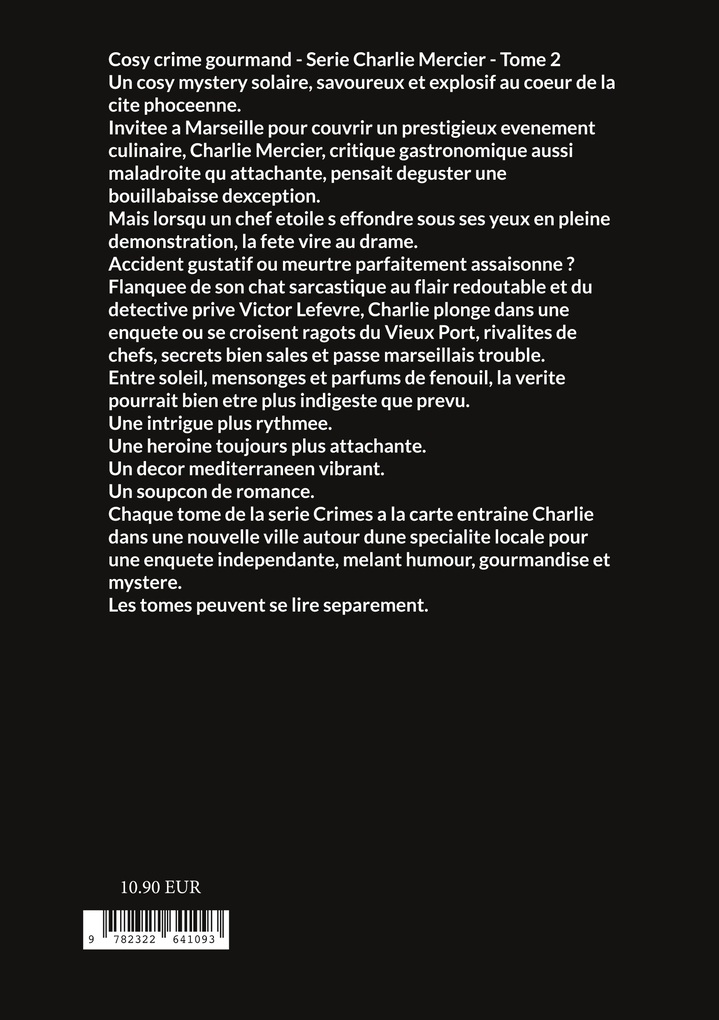 Weitere Ansicht: Crimes a la carte - Tome 2 Meurtre a Marseille, bouillabaisse et mauvais oeil | Charlie Mercier