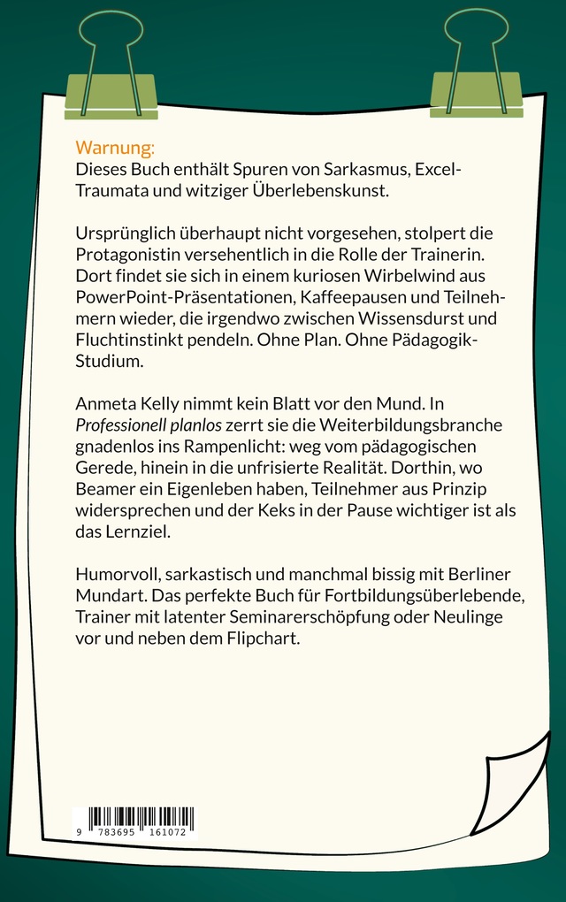 Weitere Ansicht: Professionell planlos | Anmeta Kelly