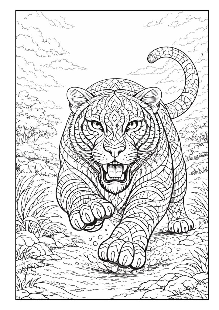 Weitere Ansicht: Mandala Tiere Malbuch für Erwachsene mit 50 schönen Ausmalmotiven | Josef Mickey Müller