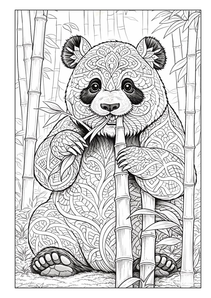 Weitere Ansicht: Mandala Tiere Malbuch für Erwachsene mit 50 schönen Ausmalmotiven | Josef Mickey Müller