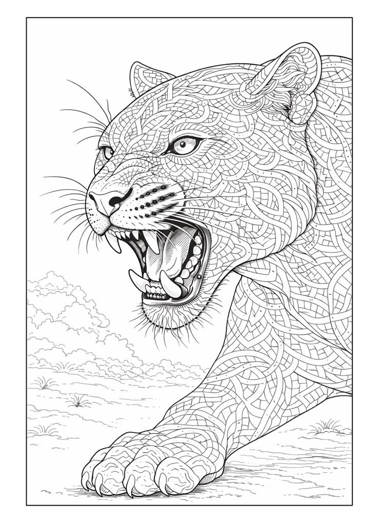 Weitere Ansicht: Mandala Tiere Malbuch für Erwachsene mit 50 schönen Ausmalmotiven | Josef Mickey Müller