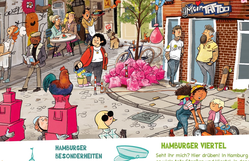 Weitere Ansicht: Hamburg Wimmelbuch | Jannes Weber