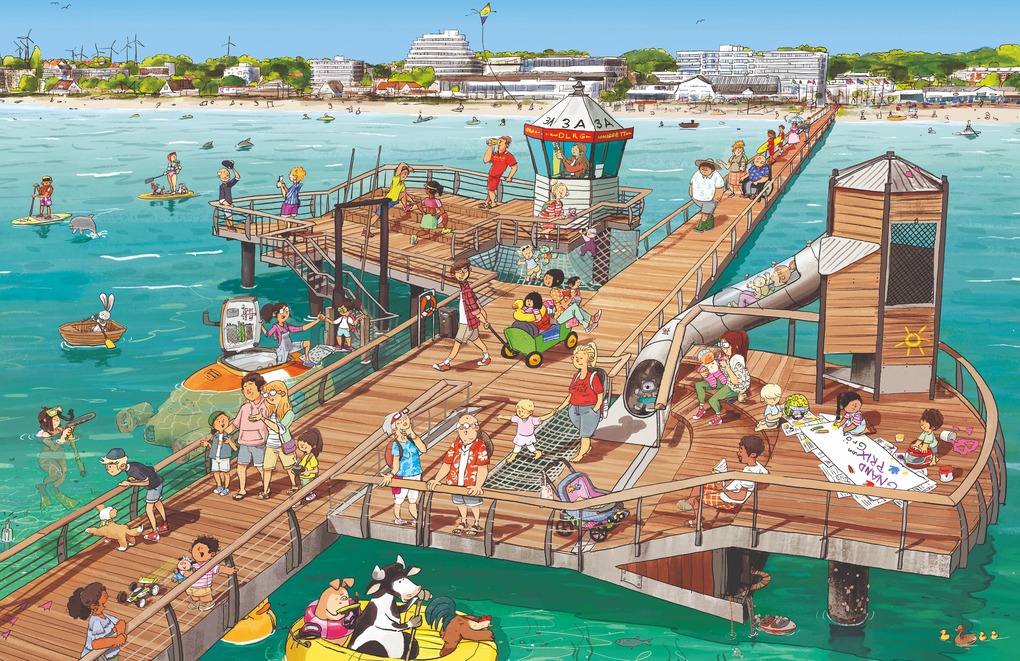 Weitere Ansicht: Das Grömitz Wimmelbuch | Jannes Weber