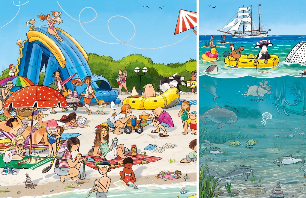 Weitere Ansicht: Das Grömitz Wimmelbuch | Jannes Weber