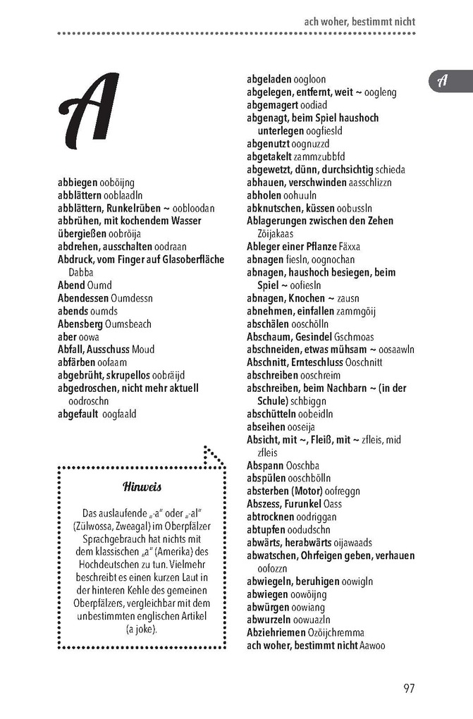 Weitere Ansicht: Oberpfälzer Wörterbuch | Martin Stangl