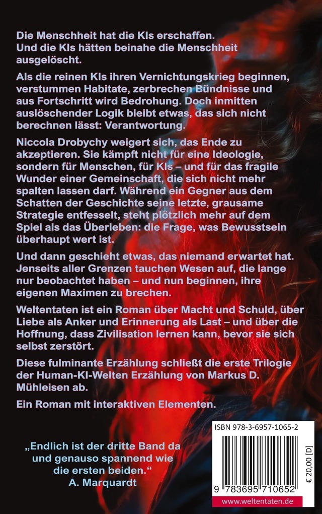 Weitere Ansicht: Weltentaten | Markus D. Mühleisen