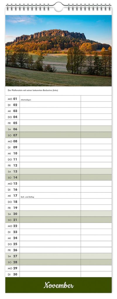 Weitere Ansicht: Küchenkalender Sächsische Schweiz 2027 | Peter Schubert, K4 Verlag
