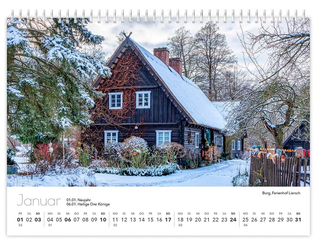 Weitere Ansicht: Kalender Spreewald kompakt - Peter Becker 2027 | Peter Becker, K4 Verlag
