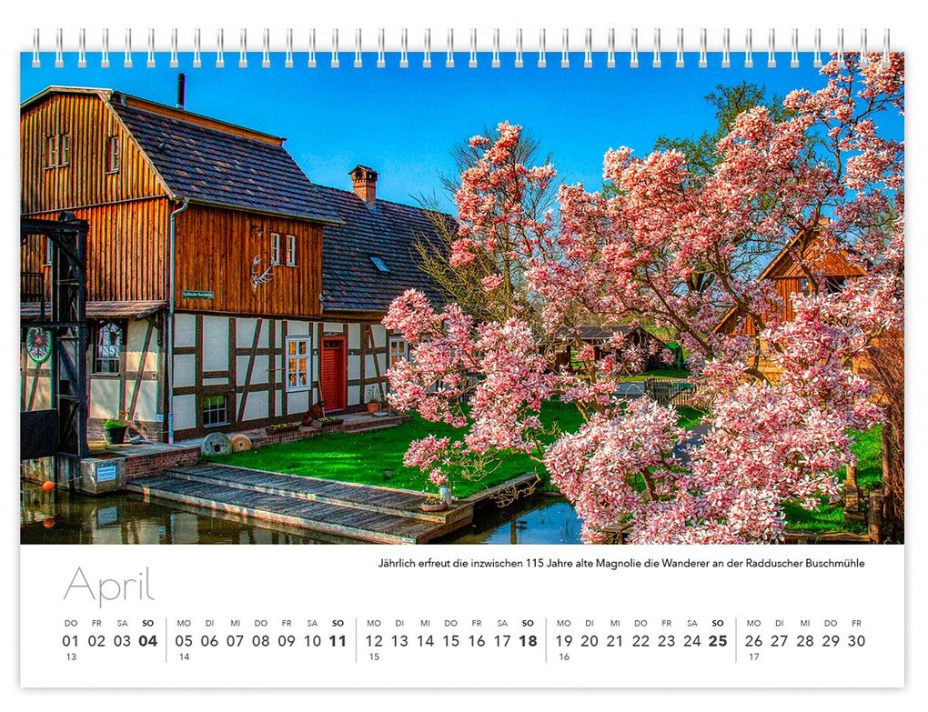 Weitere Ansicht: Kalender Spreewald kompakt - Peter Becker 2027 | Peter Becker, K4 Verlag