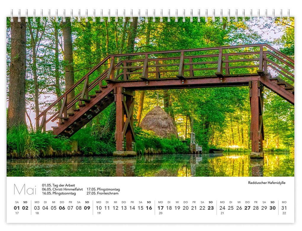 Weitere Ansicht: Kalender Spreewald kompakt - Peter Becker 2027 | Peter Becker, K4 Verlag