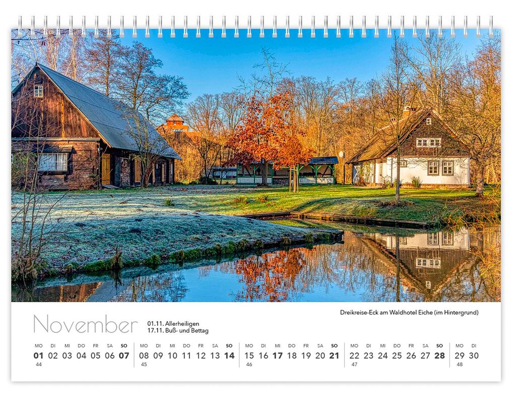 Weitere Ansicht: Kalender Spreewald kompakt - Peter Becker 2027 | Peter Becker, K4 Verlag