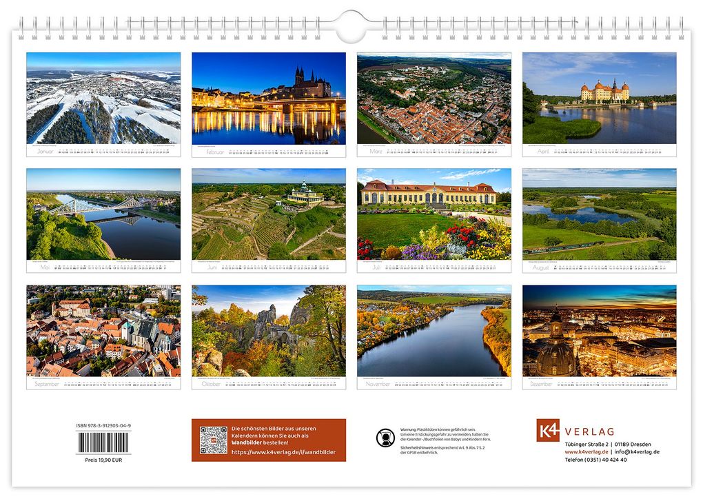 Weitere Ansicht: Kalender Dresden und Umgebung 2027 | Peter Schubert