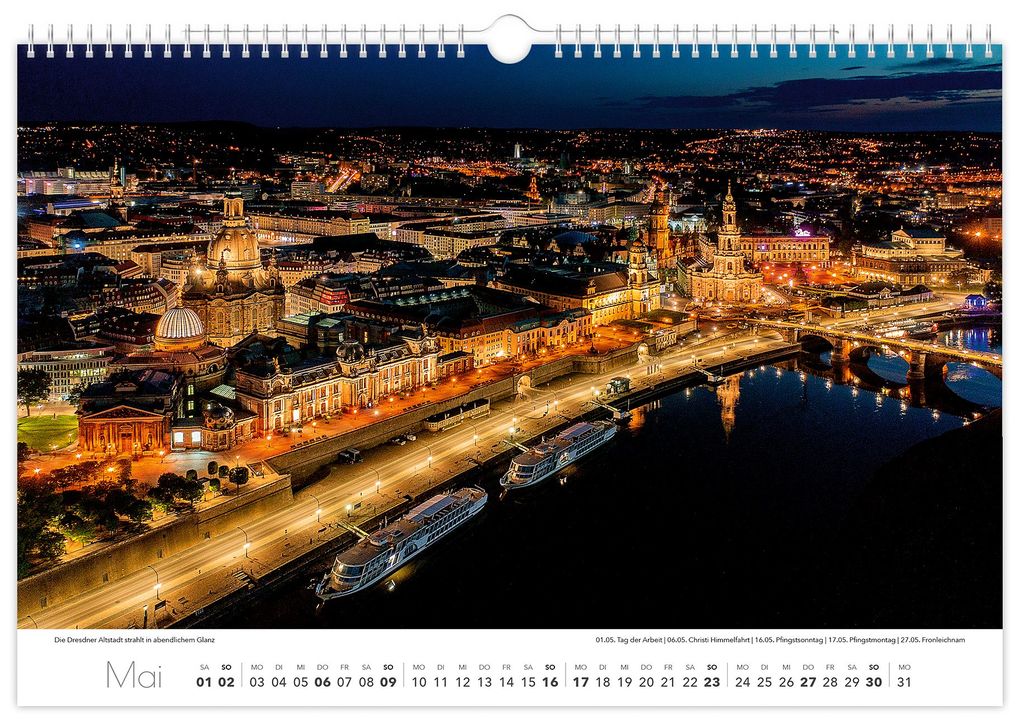 Weitere Ansicht: Kalender Sachsen von oben 2027 - Luftaufnahmen | Peter Schubert