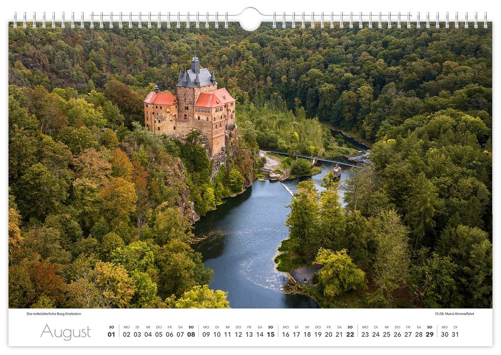 Weitere Ansicht: Kalender Sachsen von oben 2027 - Luftaufnahmen | Peter Schubert