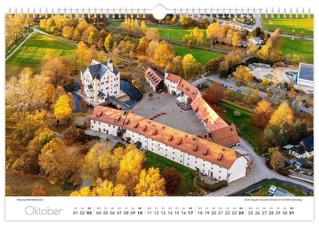 Weitere Ansicht: Kalender Sachsen von oben 2027 - Luftaufnahmen | Peter Schubert