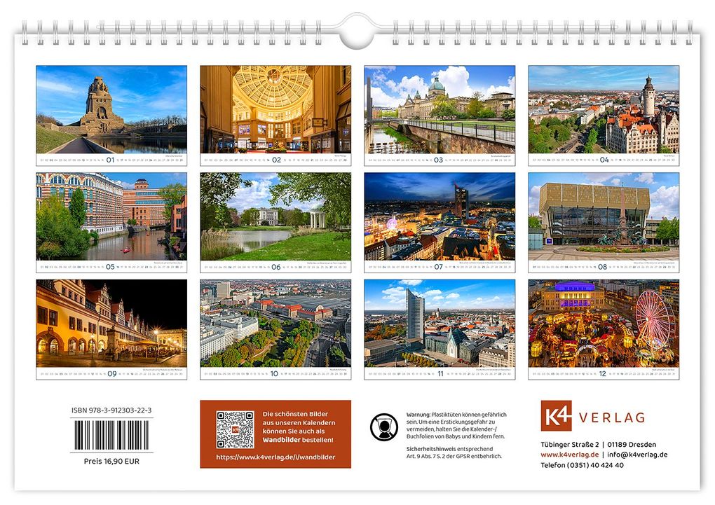 Weitere Ansicht: Kalender Leipzig 2027 | Peter Schubert