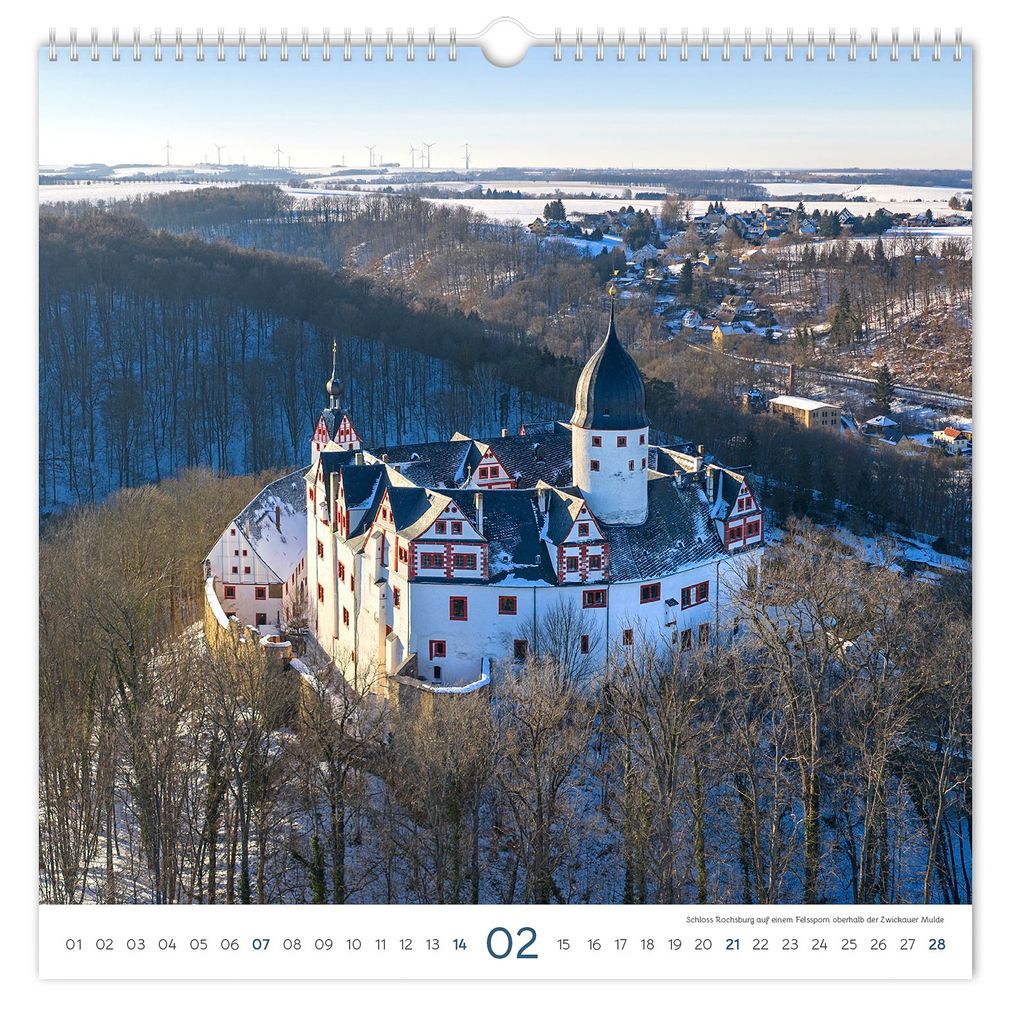 Weitere Ansicht: Kalender Burgen und Schlösser Sachsen 2027 | Peter Schubert