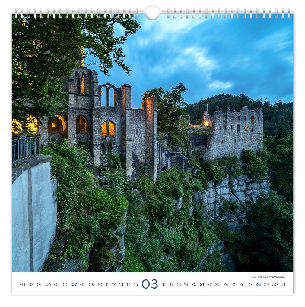 Weitere Ansicht: Kalender Burgen und Schlösser Sachsen 2027 | Peter Schubert