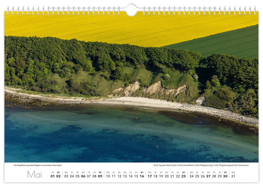 Weitere Ansicht: Kalender Rügen Luftaufnahmen 2027 | Peter Schubert