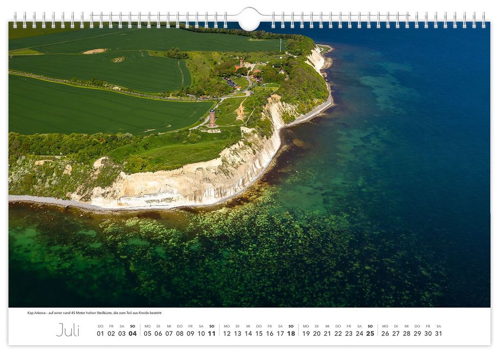 Weitere Ansicht: Kalender Rügen Luftaufnahmen 2027 | Peter Schubert