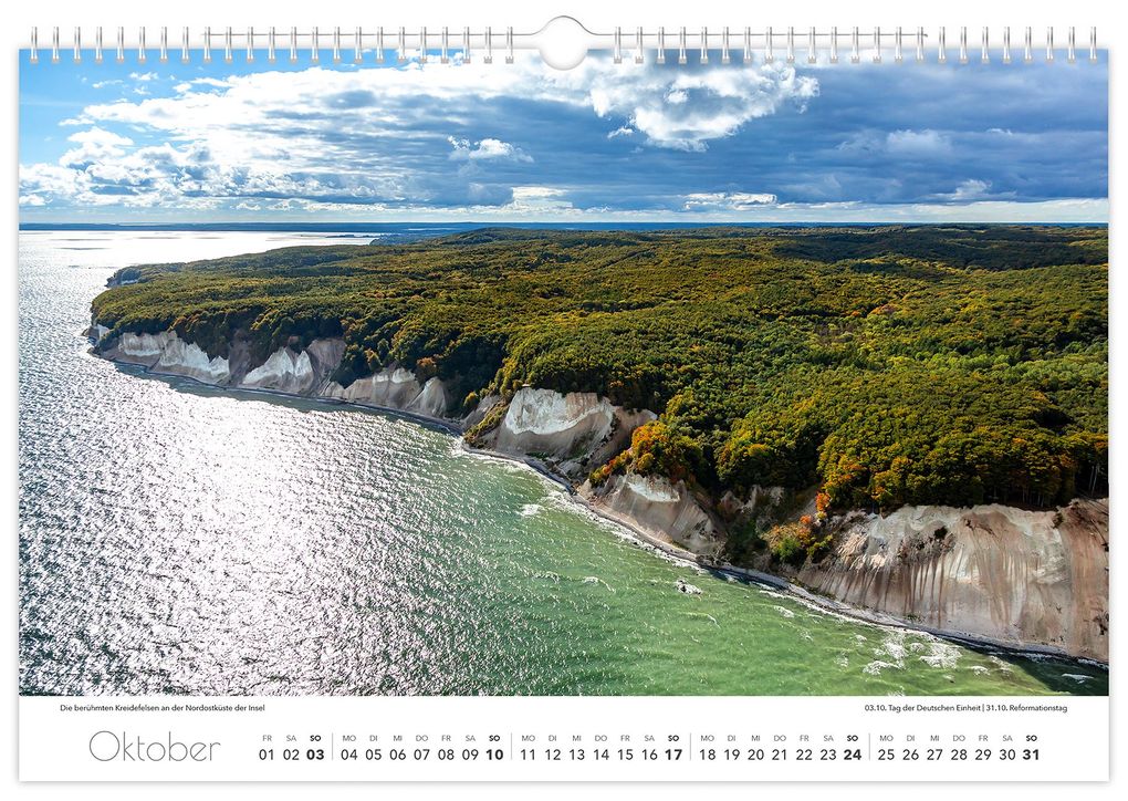 Weitere Ansicht: Kalender Rügen Luftaufnahmen 2027 | Peter Schubert