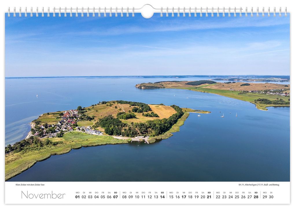 Weitere Ansicht: Kalender Rügen Luftaufnahmen 2027 | Peter Schubert